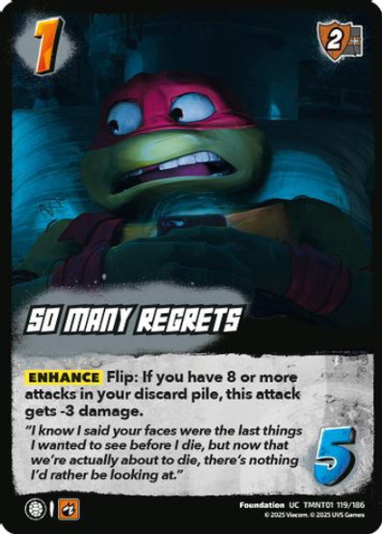 [TMNT01-119/186](UC) So Many Regrets