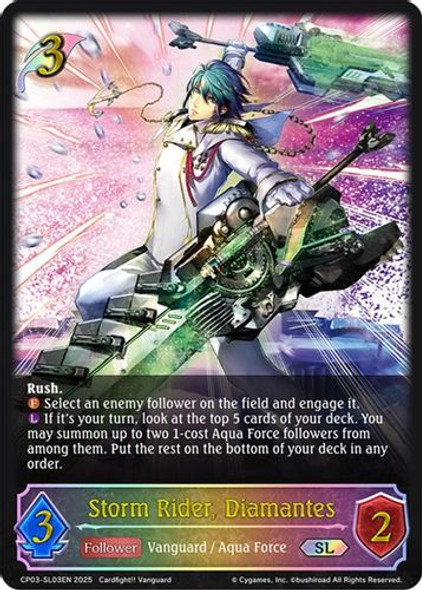 [CP03-SL03EN](SL) Storm Rider, Diamantes (Super Legendary)