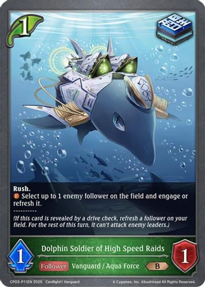 [CP03-P11EN](PB) Dolphin Soldier of High Speed Raids (Premium Foil)
