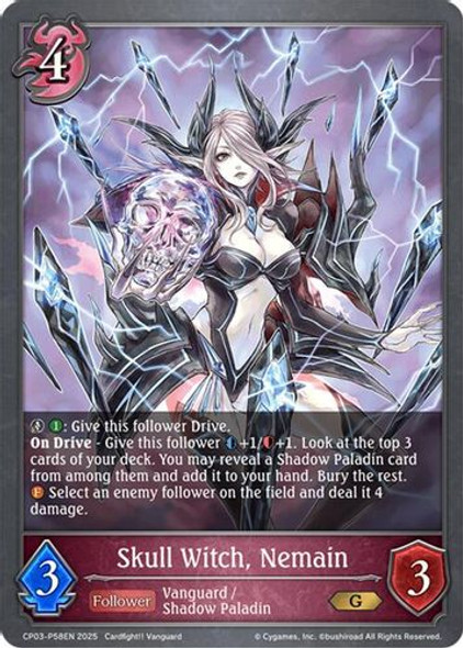 [CP03-P58EN](PG) Skull Witch, Nemain (Premium Foil)