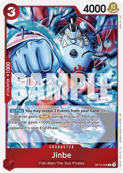 [OP12-009](R) Jinbe (Foil)