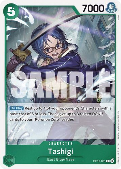 [OP12-031](R) Tashigi (Foil)