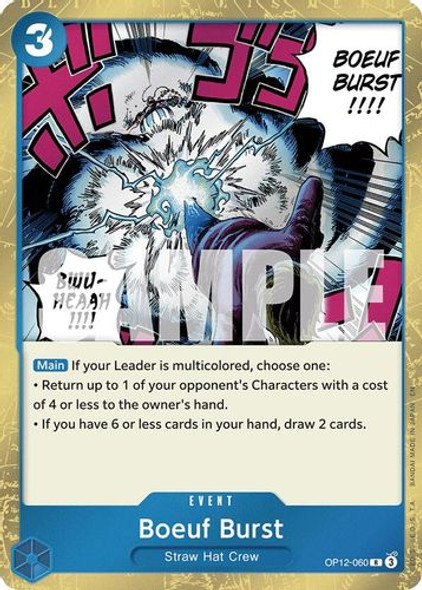 [OP12-060](R) Boeuf Burst (Foil)