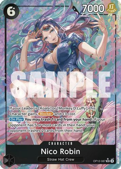 [OP12-087](SR) Nico Robin (Alternate Art) (Foil)