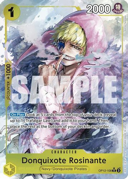 [OP12-108](R) Donquixote Rosinante (Alternate Art) (Foil)