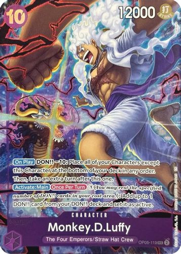 P-043] Monkey.D.Luffy (2nd Anniversary Stamped Promo) - Grand J Games