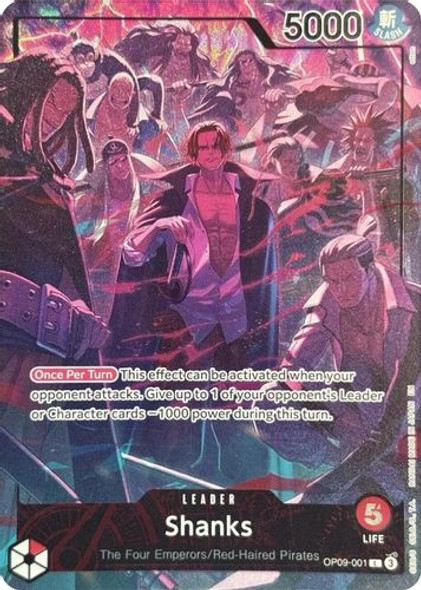 [OP09-001] Shanks (ENG 2nd Anniversary Set) (Foil)