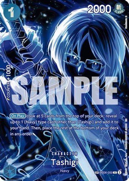 [OP06-050] Tashigi (OP-12 Reprint) (Foil)