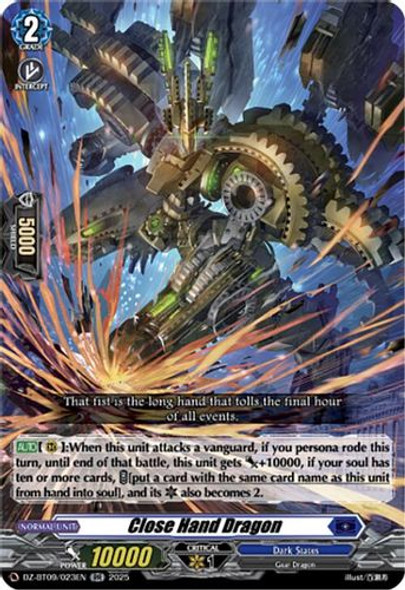 [DZ-BT09/023EN](RR) Close Hand Dragon