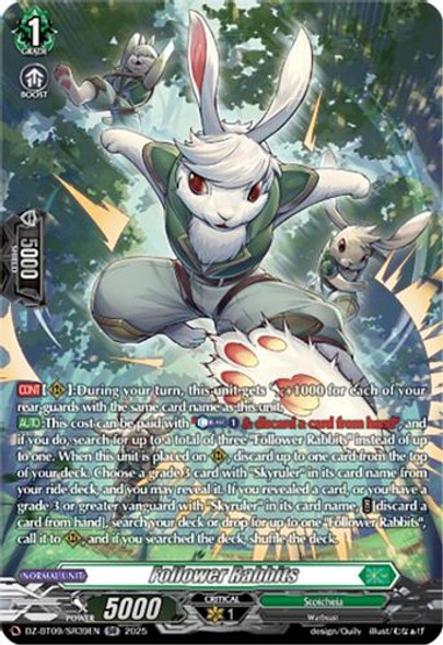 [DZ-BT09/SR39EN](SR) Follower Rabbits (SR)
