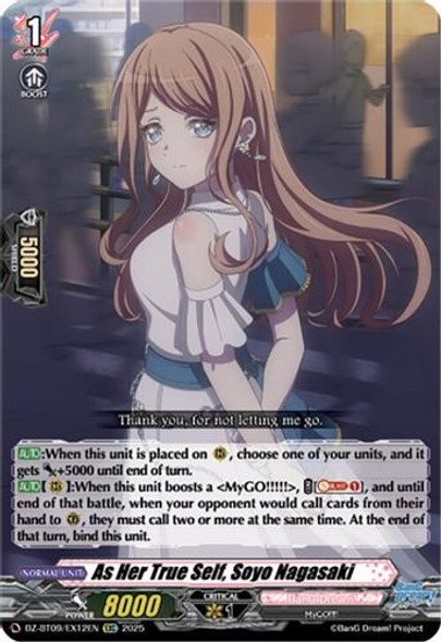 [DZ-BT09/EX12EN](EXC) As Her True Self, Soyo Nagasaki