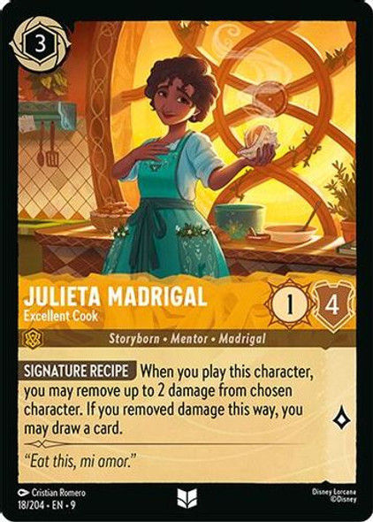 [LOR09-018/204](U) Julieta Madrigal - Excellent Cook (Foil)