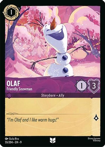 [LOR09-055/204](U) Olaf - Friendly Snowman (Foil)