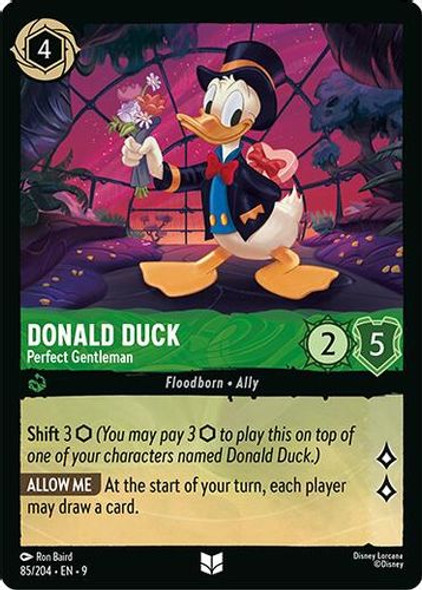 [LOR09-085/204](U) Donald Duck - Perfect Gentleman (Foil)