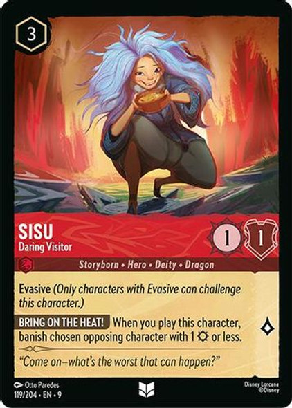 [LOR09-119/204](U) Sisu - Daring Visitor (Foil)