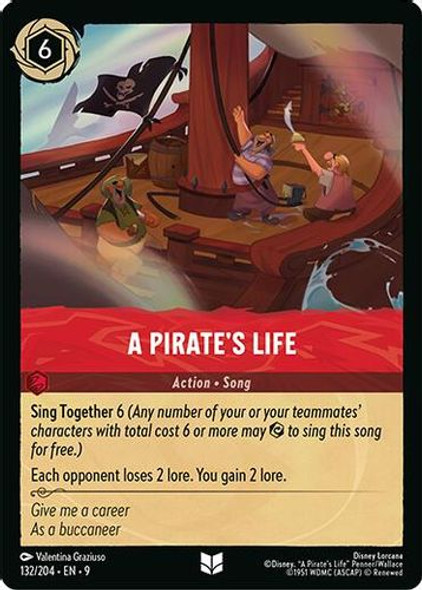 [LOR09-132/204](U) A Pirate's Life (Foil)