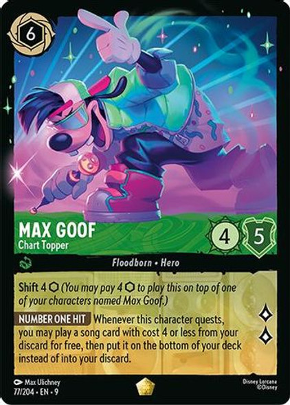 [LOR09-077/204](L) Max Goof - Chart Topper (Foil)