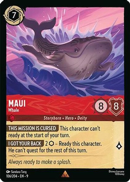 [LOR09-106/204](R) Maui - Whale (Foil)