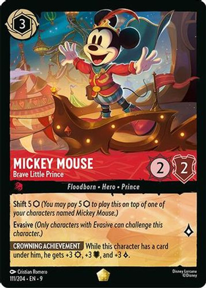 [LOR09-111/204](L) Mickey Mouse - Brave Little Prince (Foil)