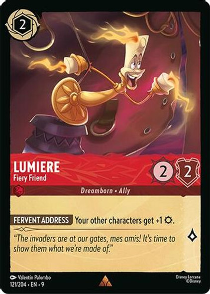 [LOR09-121/204](R) Lumiere - Fiery Friend (Foil)