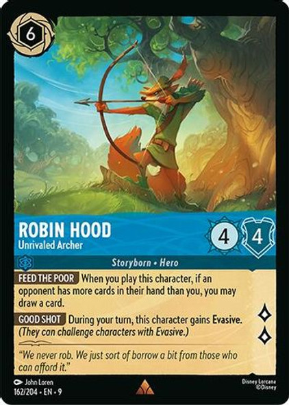 [LOR09-162/204](R) Robin Hood - Unrivaled Archer (Foil)