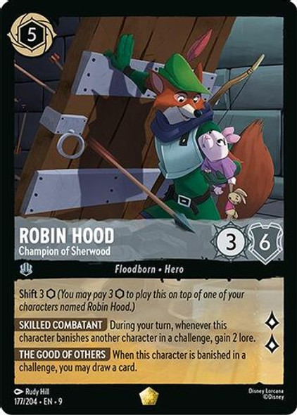 [LOR09-177/204](L) Robin Hood - Champion of Sherwood (Foil)