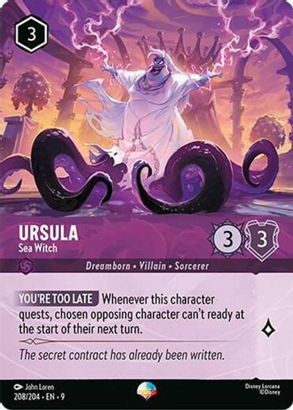 [LOR09-208/204](EP) Ursula - Sea Witch (Epic) (Foil)