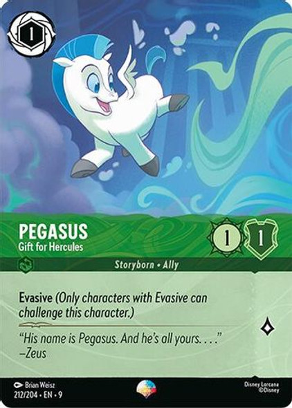 [LOR09-212/204](EP) Pegasus - Gift for Hercules (Epic) (Foil)