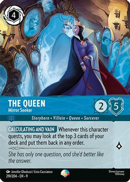 [LOR09-219/204](EP) The Queen - Mirror Seeker (Epic) (Foil)