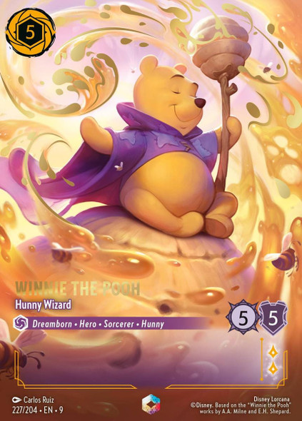 [LOR09-227/204](E) Winnie the Pooh - Hunny Wizard (Enchanted) (Foil)