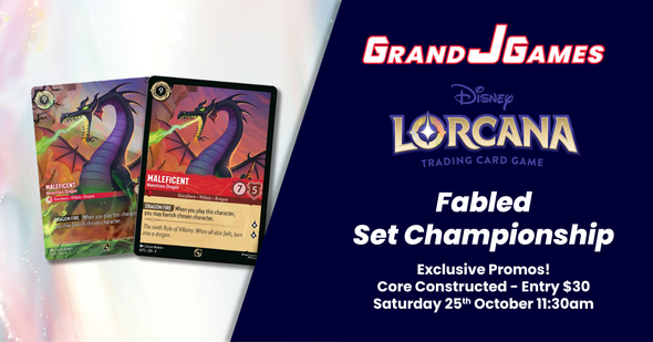 Lorcana: Fabled Set Championship - (11:30am Saturday 25th Oct)