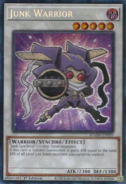 [BLMM-EN009] Junk Warrior (Secret Rare)<1st>