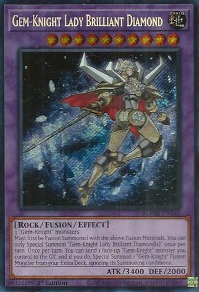 [BLMM-EN145] Gem-Knight Lady Brilliant Diamond (Secret Rare)<1st>