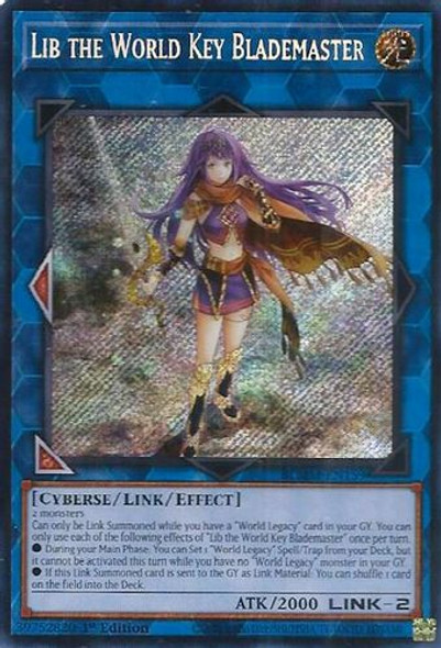 [BLMM-EN159] Lib the World Key Blademaster (Secret Rare)<1st>