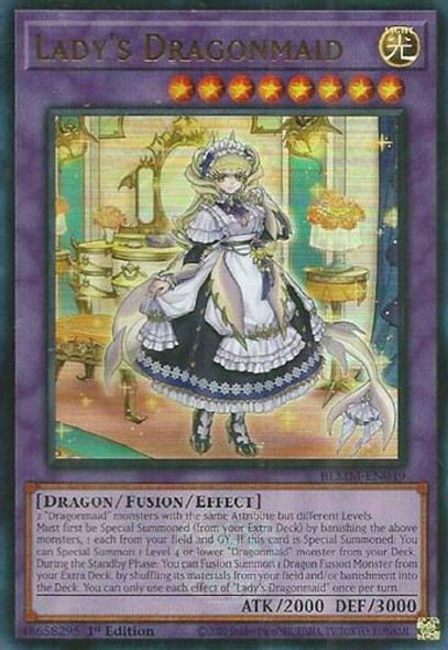 [BLMM-EN049] Lady's Dragonmaid (Ultra Rare)<1st>