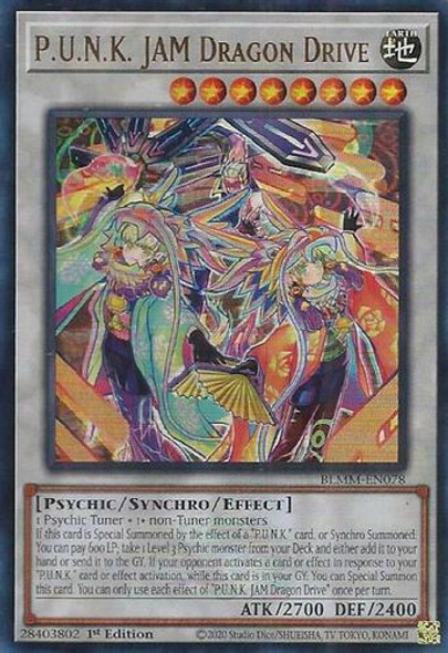 [BLMM-EN078] P.U.N.K. JAM Dragon Drive (Ultra Rare)<1st>