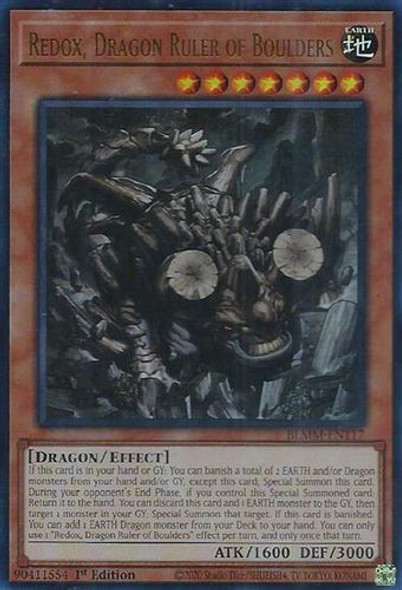 [BLMM-EN117] Redox, Dragon Ruler of Boulders (Ultra Rare)<1st>
