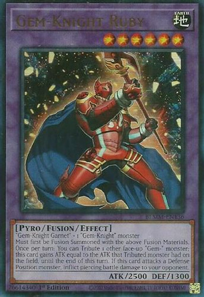 [BLMM-EN136] Gem-Knight Ruby (Ultra Rare)<1st>