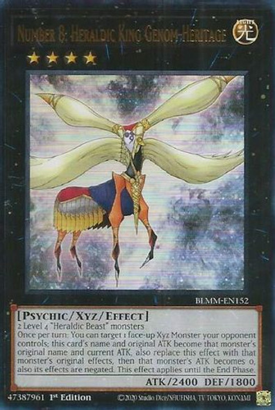 [BLMM-EN152] Number 8: Heraldic King Genom-Heritage (Ultra Rare)<1st>