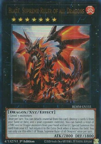 [BLMM-EN155] Blaze, Supreme Ruler of all Dragons (Ultra Rare)<1st>