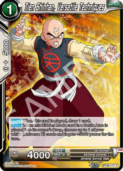 [BT28-117](C) Tien Shinhan, Versatile Techniques
