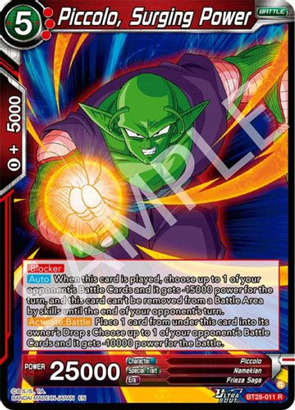 [BT28-011](R) Piccolo, Surging Power (Foil)