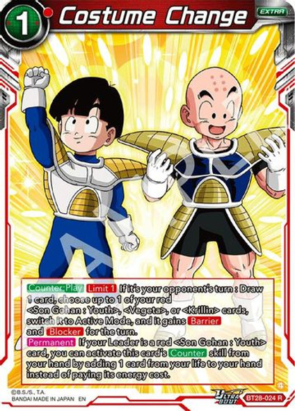 [BT28-024](R) Costume Change (Foil)