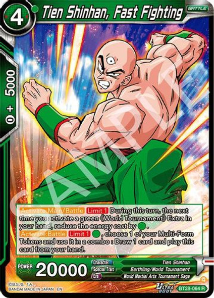 [BT28-064](R) Tien Shinhan, Fast Fighting (Foil)