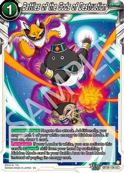 [BT28-138](UC) Battles of the Gods of Destruction (Foil)