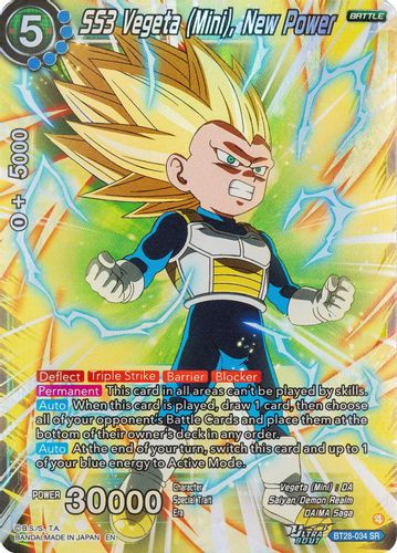 BT28-033](SR) SS3 Son Goku (Mini), New Power (Foil) - Grand J Games
