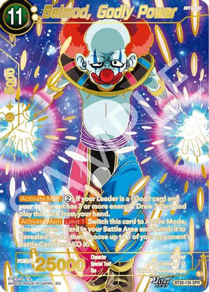 [BT28-135](SPR) Belmod, Godly Power (Foil)