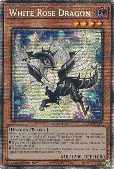 [MP25-EN038] White Rose Dragon (Starlight Rare)<1st>