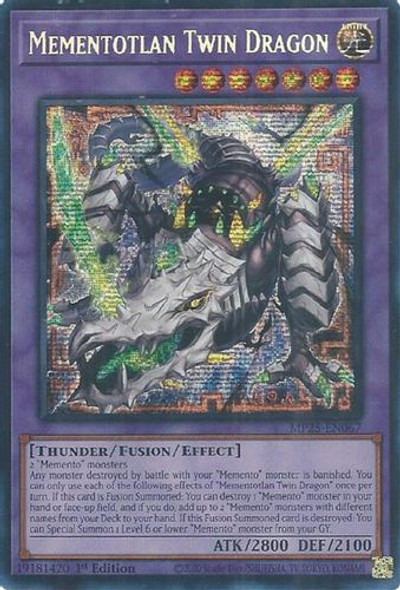[MP25-EN067] Mementotlan Twin Dragon (Prismatic Secret Rare)<1st>