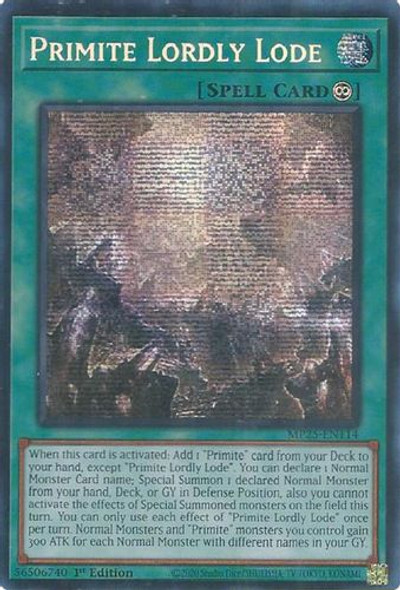[MP25-EN114] Primite Lordly Lode (Prismatic Secret Rare)<1st>